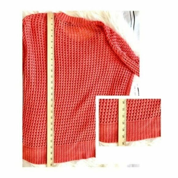 Brooklyn Industries Crew Neck Orange Sweater, Size M - Picture 6 of 6